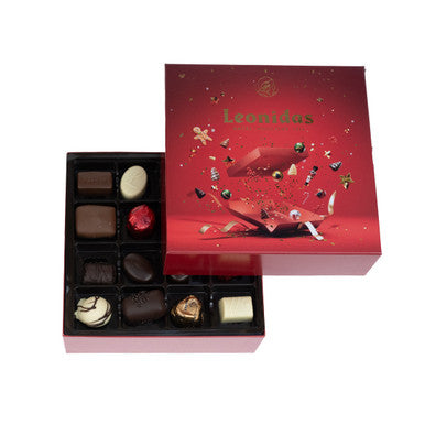 Holiday Gift Box with 20 or 40 chocolates - Red