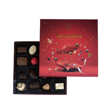 Holiday Gift Box with 20 or 40 chocolates - Red