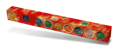 Boule de Noel sleeve of 10 filled chocolate balls