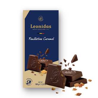100 gram Dark Belgian Chocolate with Salted Feuilletine